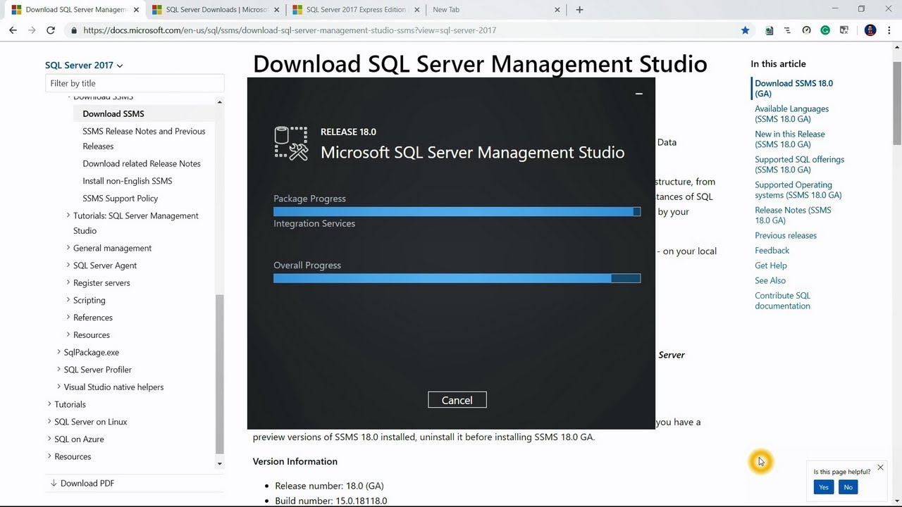 sql server management studio download